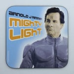 Mighty Light - Arnold J Rimmer from Red Dwarf - Drinks Coaster - Hardboard - 9cm x 9cm - Gloss Finish