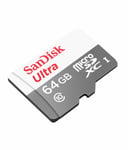 SanDisk 64GB microSD SD SDHC Ultra 48MB/s 320x UHS-I C10 microSDHC