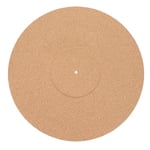 Skivspelare Antistatisk Korkmatta Retro Halkfri Hög Trogenhet Skivspelare Kork Slipmat för 12-tums LP Vinylskiva