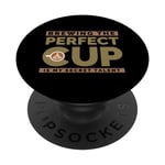 Brewing The Perfect Cup Barista Coffee Maker Coffee Drinker PopSockets Swappable PopGrip