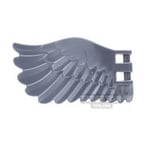 LEGO Feathered Wing 4x7 Left with Handles for Clips