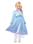 Costume Rubies Toddler Elsa Travel Dress 98 Cl *Villkorat Erbjudande Toys Costumes & Accessories Character Blå Frost