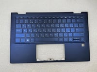 For HP Elite Dragonfly L74116-251 Russian Russ Palmrest Keyboard Top Cover NEW