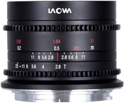 LAOWA 9mm t/2.9 Zero-D Ciné Monture RF