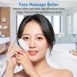2 In 1 Face Roller Massager Face Roller Eye Ice Massage White Jade Stone Fac REL