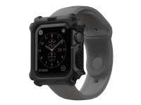 UAG Rugged Watch Case 44mm for Apple Watch Series 6/5/4/SE - Black/Black - Fodral för smartwatch - robust - svart - för Apple Watch (44 mm)