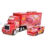 Disney Pixar Flygplan och Bilar Lightning McQueen Mack Hauler Lastbil Bil Set Leksaker