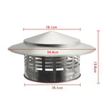 Skorstenshuv Ventilerad Regnhuv 160MM 160mm