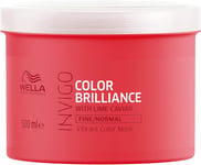 Wella Invigo Color Brilliance Vibrant Color Mask 500Ml - Fine/Normal Hair
