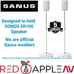 SANUS WSSE1A2 Height-Adjustable Speaker Stand for Sonos Era 100™ White, Pair