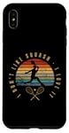 Coque pour iPhone XS Max Joueur de squash amusant I Love Squash