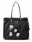 Victoria's Secret New! TEASE Gardenia Tote Bag (Black With Flowers)