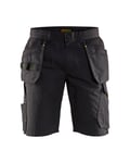 Blåkläder 1494-1330 Serviceshorts med spikfickor Svart/Varselgul C50