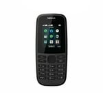 Nokia 105 Dual Sim Black 2G Basic Big Button Cheap Simfree Unlocked Mobile Phone