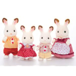 Sylvanian Families Familjen Chokladkanin 4150 Multifärg