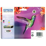 Epson T0807 Ink Cartridge Claria Photographic Hummingbird Multipack CMYK/Lt Cy/Lt Mag C13T08074011