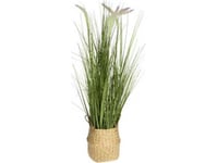 Heminredning Konstgjort Blommande Gräs I Kruka Mönster 1