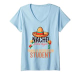 Womens Nacho Average Parks & Recreation Student Cinco De Mayo V-Neck T-Shirt