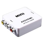 MTP Mini Full HD 1080p RCA AV / HDMI Omvandlare - Vit