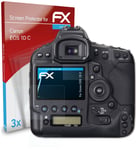 atFoliX 3x Screen Protection Film for Canon EOS 1D C Screen Protector clear