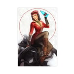 Fallout 4 Piper With Nuka Cola Gaming vintage Art Canvas Poster Bedroom Decor Sports Landscape Office Room Decor Gift Unframe:12×18inch(30×45cm)