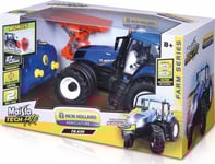 Maisto Tech Car Model New Holland Tractor With Snow Plow, 82303/82722