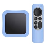 Apple TV 4K 2021 set-top-boks + fjernbetjening etui - Blå