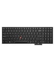 Lenovo - notebook replacement keyboard - with Trackpoint UltraNav - Danish - Laptop tagentbord - till ersättning - Dansk - Svart