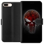Apple iPhone 7 Plus Plånboksfodral Dödskalle
