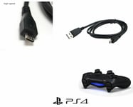 2m Play + Charging Charger Lead Cable For PlayStation PS4 Pro Controller GamePad