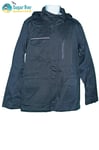New Vintage NIKE Sportswear NSW Mens M65 Jacket Concealed Hood Cotton Black M