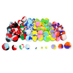 LOOLIPO - POMPONS - TRICOLORES - 200 pompons - ø 1 - 3,5 cm - Matériels créatifs - Pompons - Loisir créatif - Activité manuelle - L793919