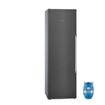 Siemens - Réfrigérateur Simple porte 346L Froid Brassé Acier Inox noir - Noir
