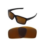 NEW POLARIZED BRONZE REPLACEMENT LENS FOR OAKLEY MAINLINK XL SUNGLASSES