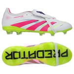 adidas Predator Pro Fold-over Tongue Fg Celestial Victory - Vit/lucid Pink/lucid Lemon - Gräs (Fg), storlek 44⅔