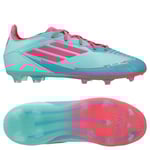 adidas F50 Messi Elite Fg La Vida Tropical - Flash Aqua/lucid Pink/lucid Cyan Barn - Gräs (Fg), storlek 29