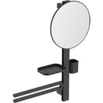 Ideal Standard Alu+ hylle med speil, matt sort