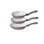 Earth Frying Pan Dishwasher Safe Non Stick Kitchen Cookware - Pack of 3