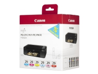 Canon PGI-29 CMY/PC/PM/R Multipack - Gul, cyan, magenta, röd, foto-cyan, foto-magenta - original - bläcktank - för PIXMA PRO-1