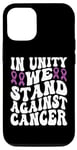 Coque pour iPhone 12/12 Pro Ensemble, nous sommes plus forts contre le Mois national des survivants du cancer