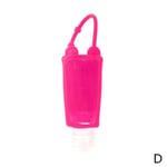 Best Silicone Travel Bottle Shampoo Shower Gel Lotion Squeeze D Rose Red