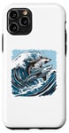 iPhone 11 Pro Opossum Riding Shark Kanagawa Wave Funny Possum Humor Case