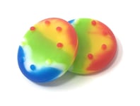 [1 Pair] Rainbow Thumb Grips - Suitable for PS4 - PS3 - XBOX 1 - XBOX 360 Contro