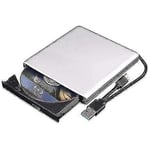Extern Blu Ray Dvd-enhet 3d, Usb 3.0 och Type-c Bluray Cd Dvd--(meili)