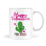Funny Valentines Day Gifts, Valentines Mugs for him, Happy Valentines You Prick, Rude Gifts for My Boyfriend, Banter Naughty Cheeky MBH789