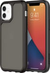 Griffin Survivor Strong Case Military Standard for Apple iPhone 12 Mini (5.4 Inch) [3 m Drop Resistant, Shock Absorbing Corners, Qi Compatible Mobile Phone Case] (Transparent Black) - GIP-046-BLK)