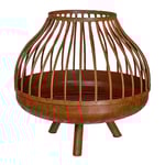 GUS Design - Eldfat 50x50 cm rost