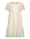 En Fant Dress Broderie Anglaise Kräm