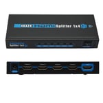 1 to 4 Port HDMI Splitter Amplifier V1.4 Version, Support 4K x 2K / 1080P / 3D (One in Four out)