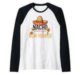 Nacho Average New Yorker Cinco de Mayo Raglan Baseball Tee